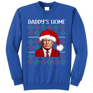 Trump Ugly Christmas DaddyS Home Funny Daddys Home Great Gift Sweatshirt