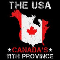 The Usa Canada’S 11th Province Funny Zip Tote Bag