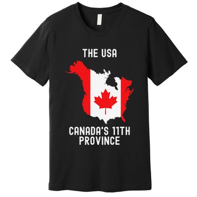 The Usa Canada’S 11th Province Funny .Png Premium T-Shirt