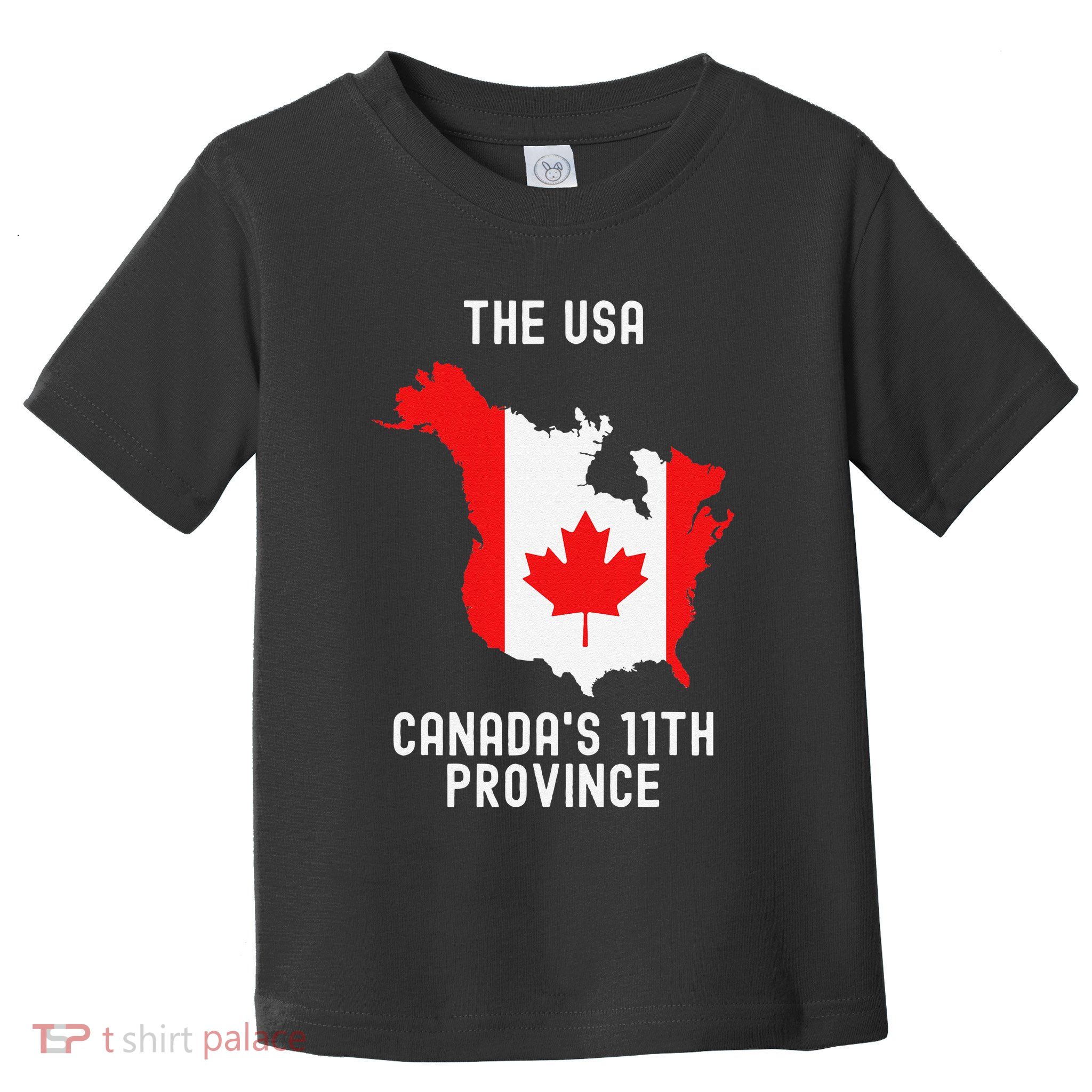 The Usa Canada’S 11th Province Funny .Png Toddler T-Shirt