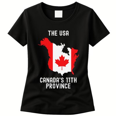 The Usa Canada’S 11th Province Funny .Png Womens T-Shirt