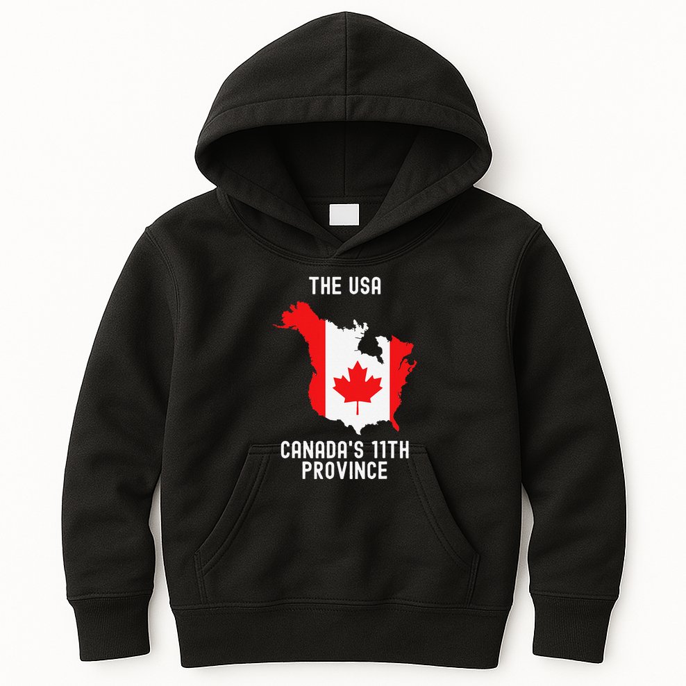 The Usa Canada’S 11th Province Funny .Png Kids Hoodie