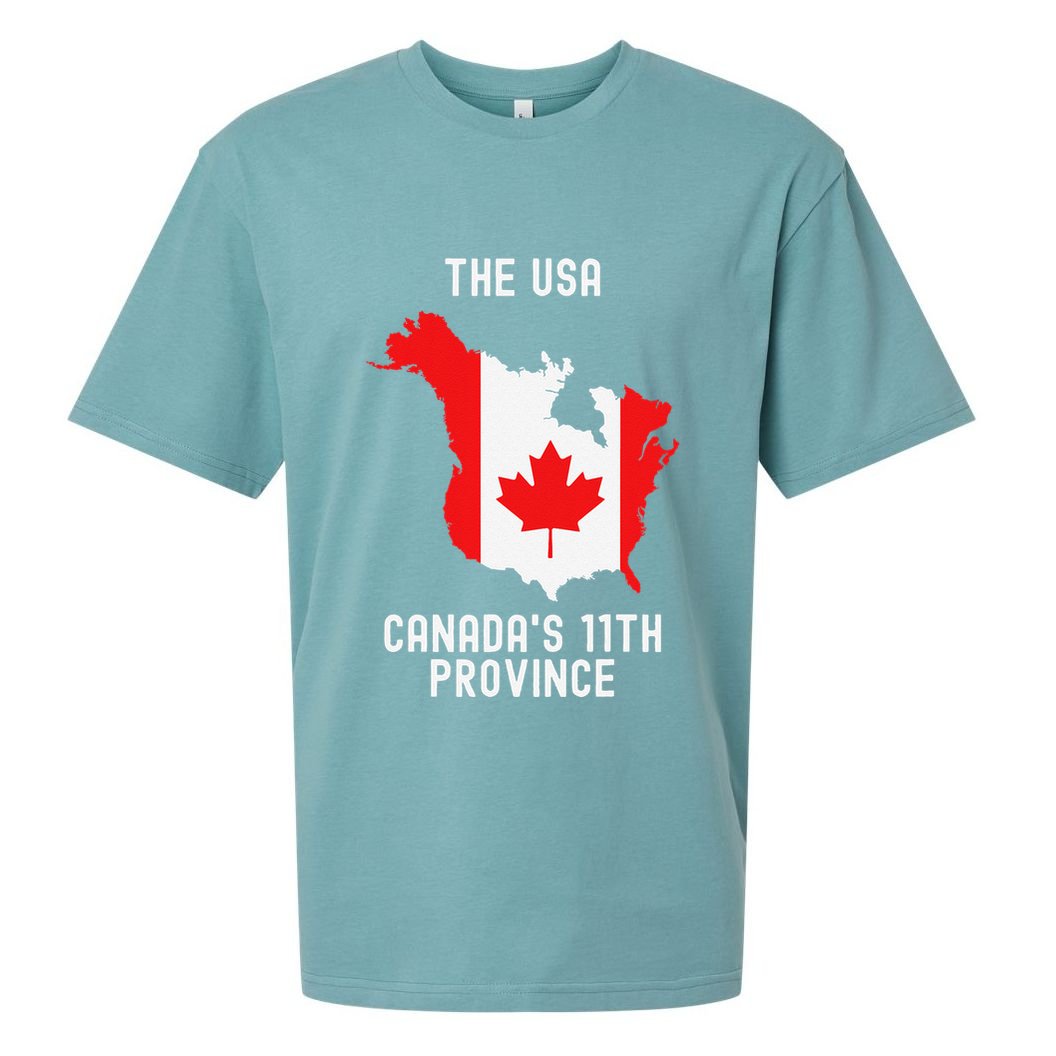 The Usa Canada’S 11th Province Funny .Png Sueded Cloud Jersey T-Shirt
