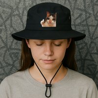 Thumbs Up Crying Cat Meme Cat Crying Thumps Up Memes Sad Cat Bucket Hat