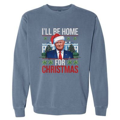 Trump Uglyfor Christmas Funny Trump Ugly Christmas Garment-Dyed Sweatshirt