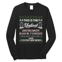 Trump Ugly Christmas Sweater Long Sleeve Shirt