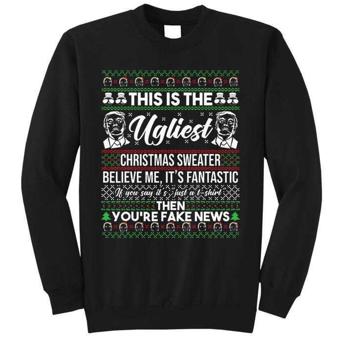 Trump Ugly Christmas Sweater Sweatshirt