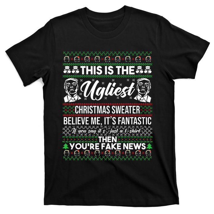 Trump Ugly Christmas Sweater T-Shirt