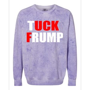 Tuck Frump Anti Trump Colorblast Crewneck Sweatshirt