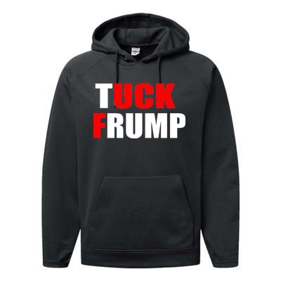 Tuck Frump Anti Trump Performance Fleece Hoodie