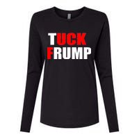 Tuck Frump Anti Trump Womens Cotton Relaxed Long Sleeve T-Shirt