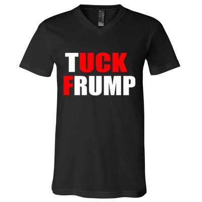 Tuck Frump Anti Trump V-Neck T-Shirt