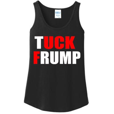 Tuck Frump Anti Trump Ladies Essential Tank