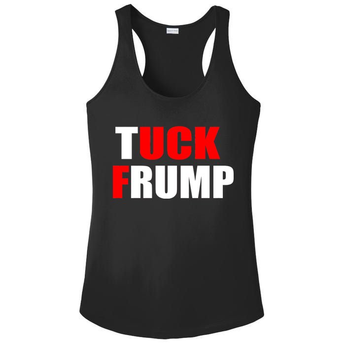 Tuck Frump Anti Trump Ladies PosiCharge Competitor Racerback Tank