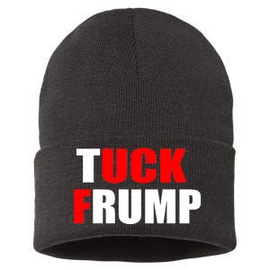 Tuck Frump Anti Trump Sustainable Knit Beanie