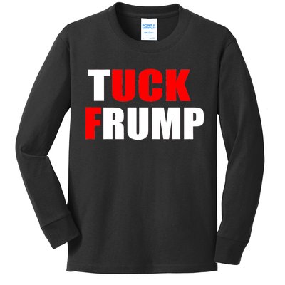 Tuck Frump Anti Trump Kids Long Sleeve Shirt