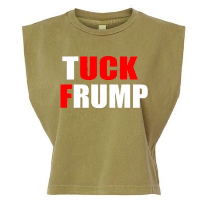 Tuck Frump Anti Trump Garment-Dyed Women's Muscle Tee