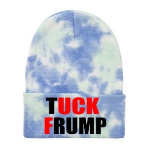 Tuck Frump Anti Trump Tie Dye 12in Knit Beanie