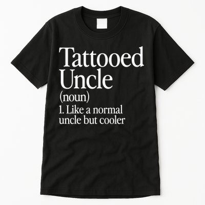 Tattooed Uncle Definition Tattoo Retro Aesthetic Family Tall T-Shirt