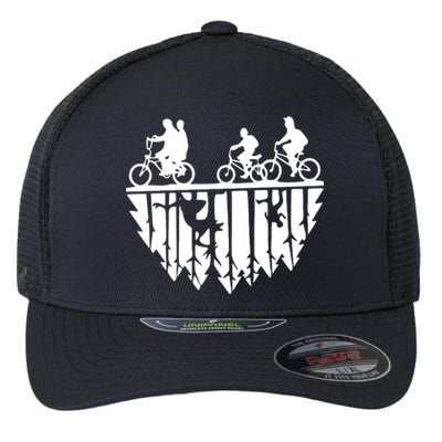 The Upside Down World Flexfit Unipanel Trucker Cap