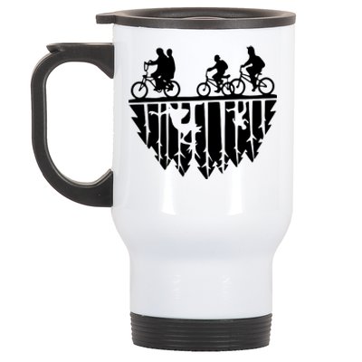 The Upside Down World Stainless Steel Travel Mug