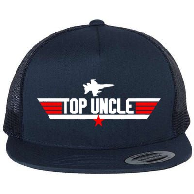 Top Uncle Funny Fathers Day Uncle Gifts Flat Bill Trucker Hat