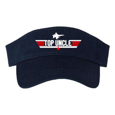 Top Uncle Funny Fathers Day Uncle Gifts Valucap Bio-Washed Visor