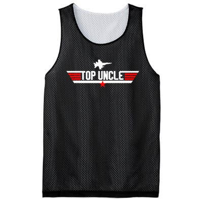 Top Uncle Funny Father's Day Uncle Gifts Mesh Reversible Basketball Jersey Tank