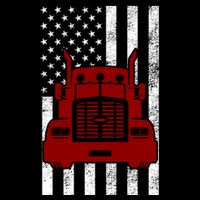 American Trucker USA Flag Doggie Tank