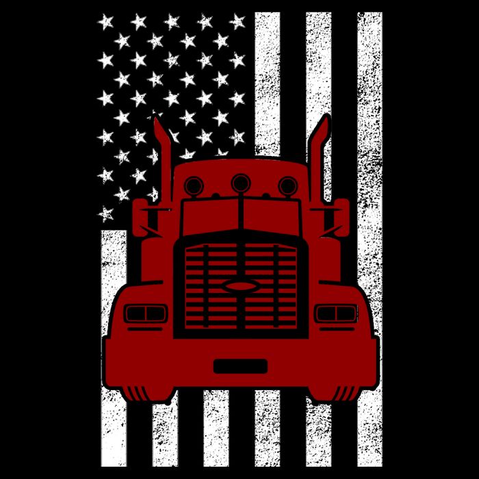 American Trucker USA Flag Doggie Tank