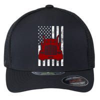 American Trucker USA Flag Flexfit Unipanel Trucker Cap