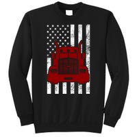 American Trucker USA Flag Sweatshirt