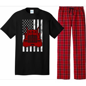 American Trucker USA Flag Pajama Set