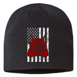 American Trucker USA Flag Sustainable Beanie