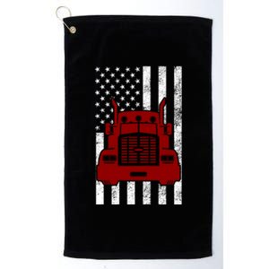 American Trucker USA Flag Platinum Collection Golf Towel