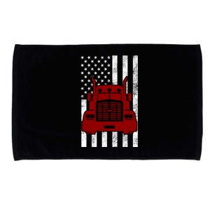 American Trucker USA Flag Microfiber Hand Towel