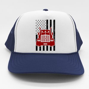 American Trucker USA Flag Trucker Hat