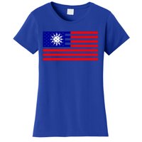 Taiwan Usa Flag Taiwanese American Citizen Nationality Gift Women's T-Shirt