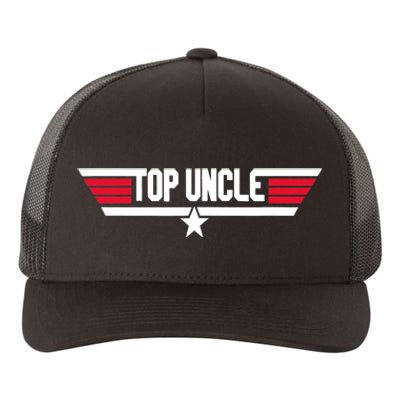 Top Uncle Funny Uncle 80s Father's Day Gift Yupoong Adult 5-Panel Trucker Hat