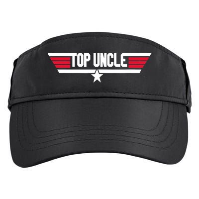 Top Uncle Funny Uncle 80s Father's Day Gift Adult Drive Performance Visor