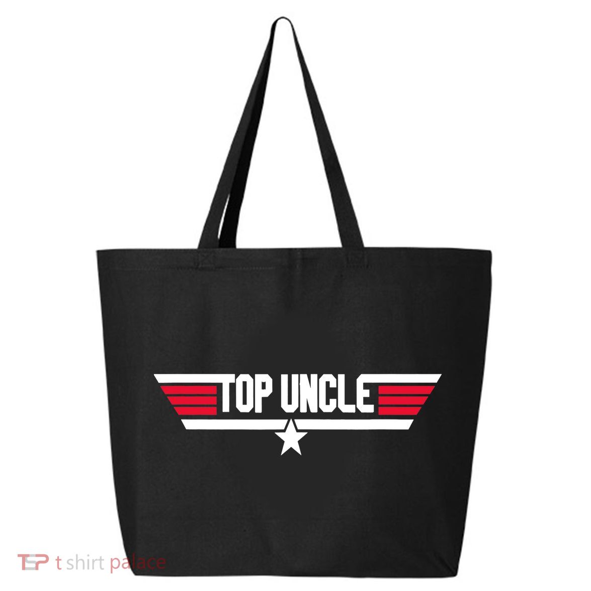 Top Uncle Funny Uncle 80s Father's Day Gift 25L Jumbo Tote