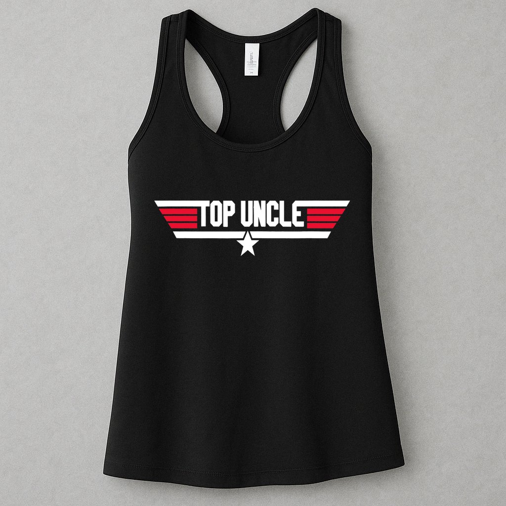 Top Uncle Funny Uncle 80s Father's Day Gift Womens Tank Top