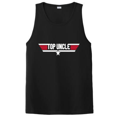 Top Uncle Funny Uncle 80s Father's Day Gift PosiCharge Competitor Tank