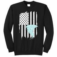 Tornado Us Flag Hurricane Storm Tornado Chaser Sweatshirt