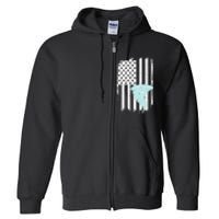 Tornado Us Flag Hurricane Storm Tornado Chaser Full Zip Hoodie