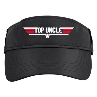 Top Uncle Funny Uncle 80s Father's Day Gift Adult Drive Performance Visor