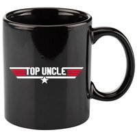 Top Uncle Funny Uncle 80s Father's Day Gift 11oz C Handle Ceramic Mug