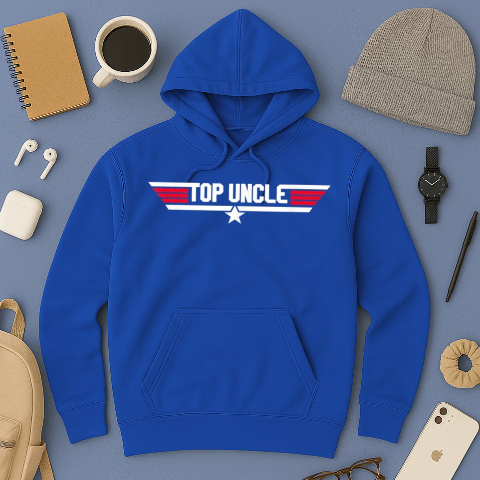 Top Uncle Funny Uncle 80s Father's Day Gift Hoodie