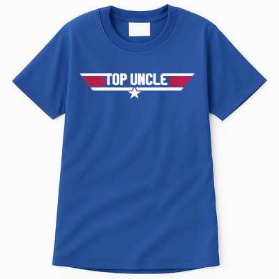 Top Uncle Funny Uncle 80s Father's Day Gift Tall T-Shirt