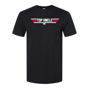 Top Uncle Funny Uncle 80s Father's Day Gift Softstyle® CVC T-Shirt